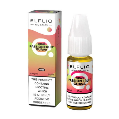 Elf Bar Elfliq Kiwi Passion Fruit Guava 10ml Nic Salt