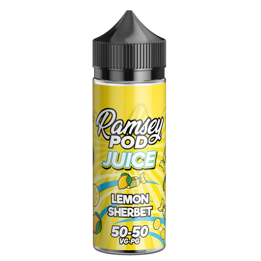 Lemon Sherbet by Ramsey Pod Juice 100ml Short Fill
