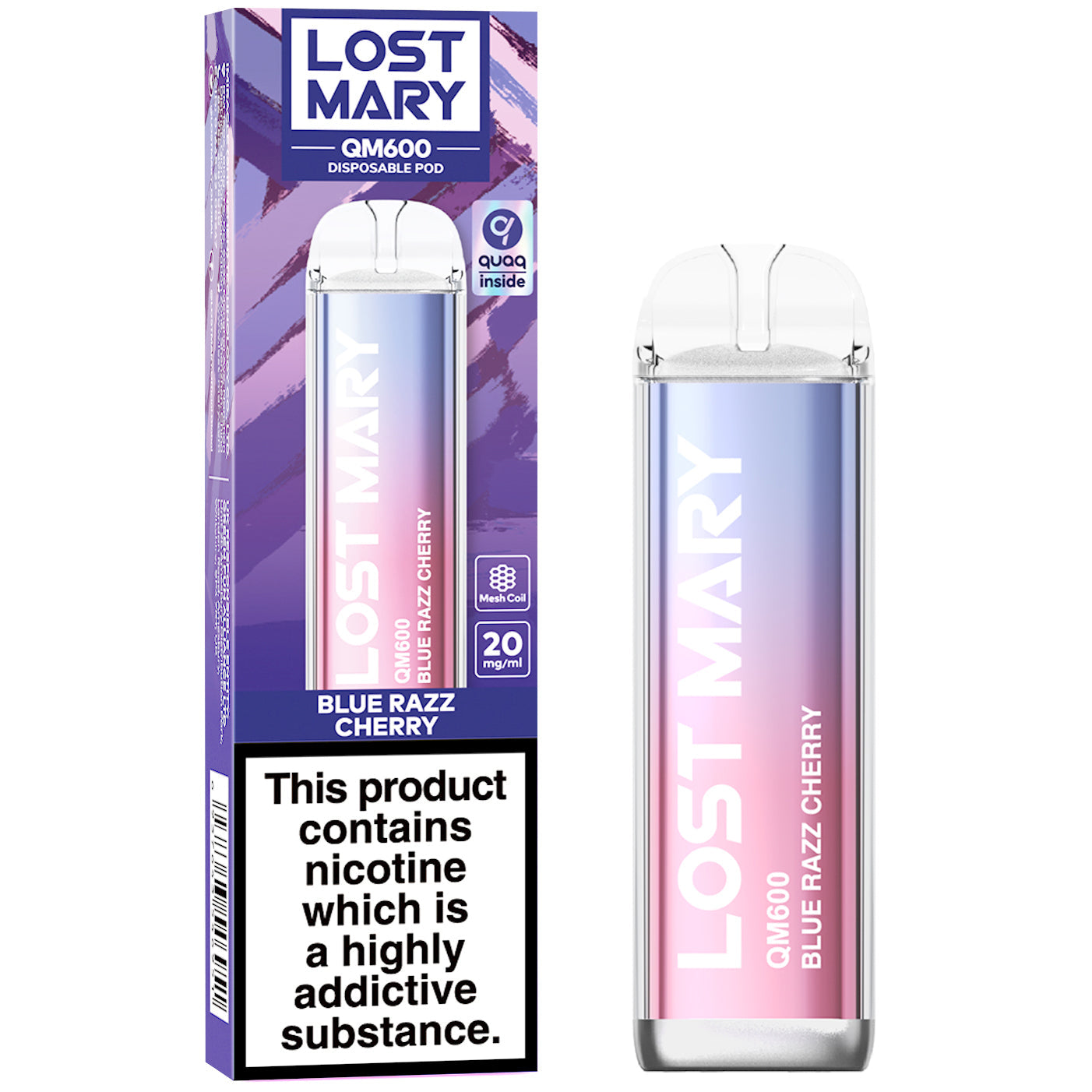 Lost Mary QM600 Blue Razz Cherry
