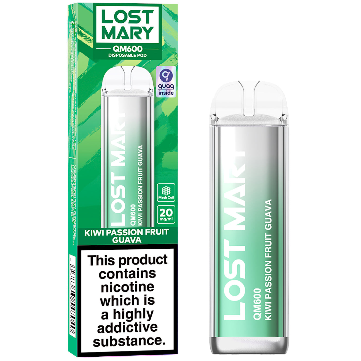 Lost Mary QM600 Disposable Vape Device (Short/OutofDate)