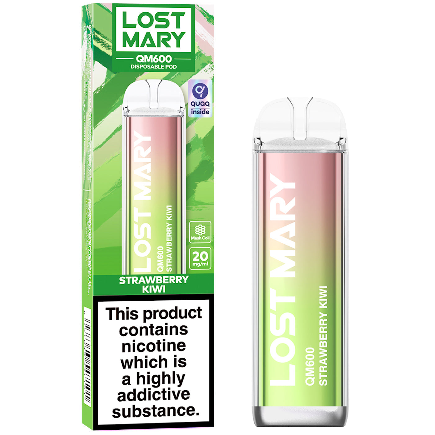 Lost Mary QM600 Disposable Vape Device (Short/OutofDate)
