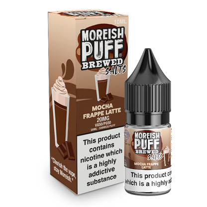 Moreish Puff Salts Mocha Frappe Latte 10ml Nic Salt-20mg