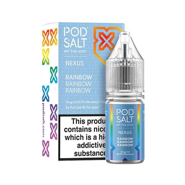 Pod Salt Nexus: Rainbow 10ml Nic Salt