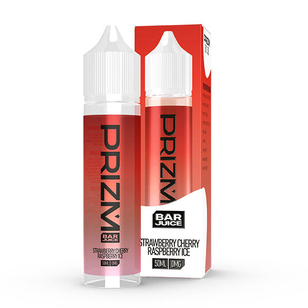 PRIZM Bar Juice 50/50 Strawberry Raspberry Cherry Ice - 50ml Short Fill 0mg