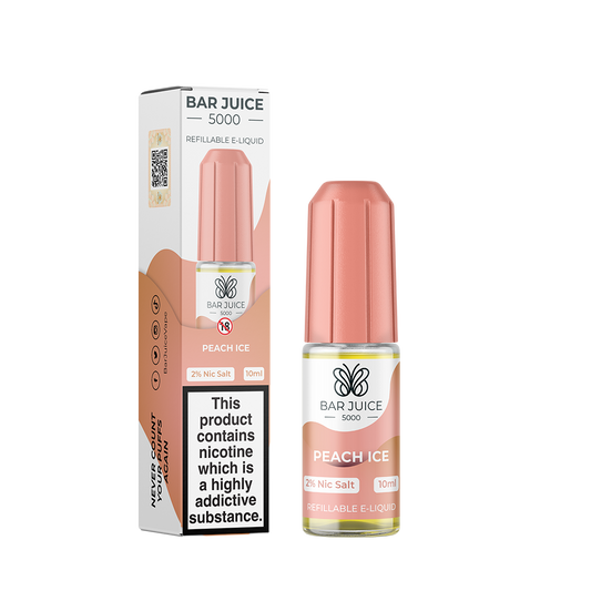 Bar Juice 5000 Peach Ice 10ml Nic Salt