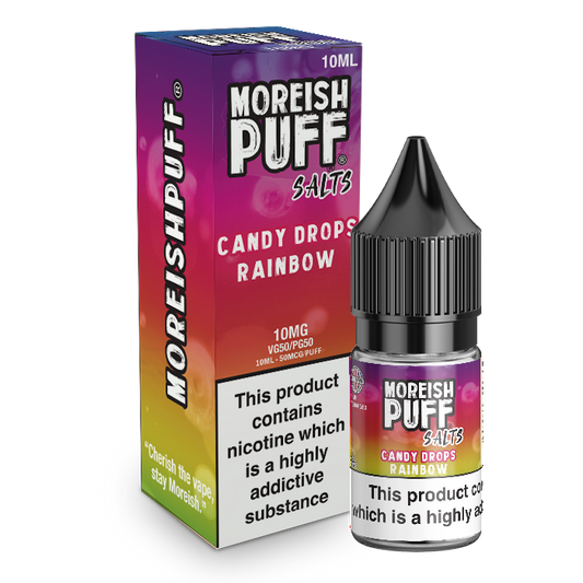 Moreish Puff Rainbow Candy Drops Nic Salt 10ml
