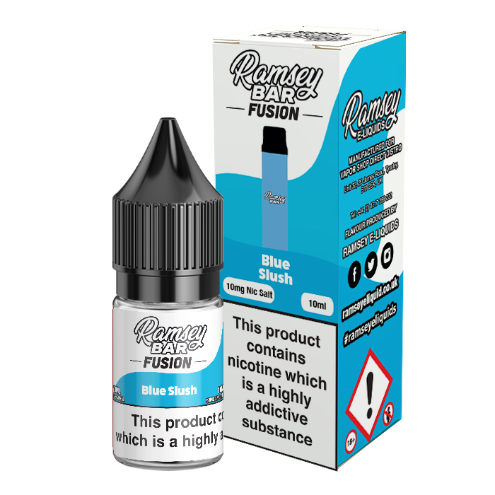 Ramsey Bar Fusion Blue Slush 10ml Nic Salt