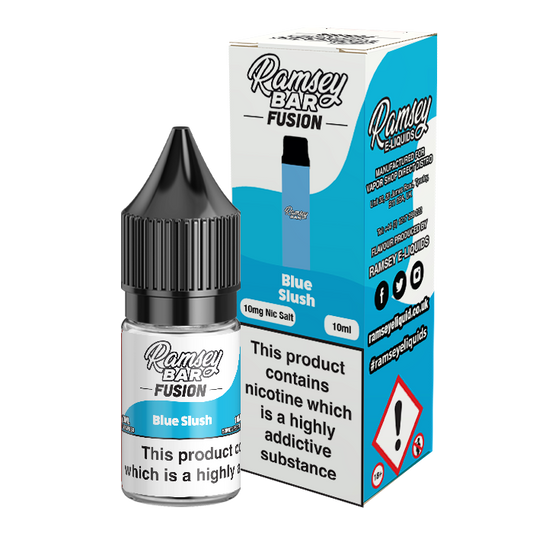 Ramsey Bar Fusion Blue Slush 10ml Nic Salt