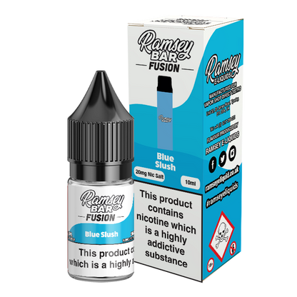 Ramsey Bar Fusion Blue Slush 10ml Nic Salt