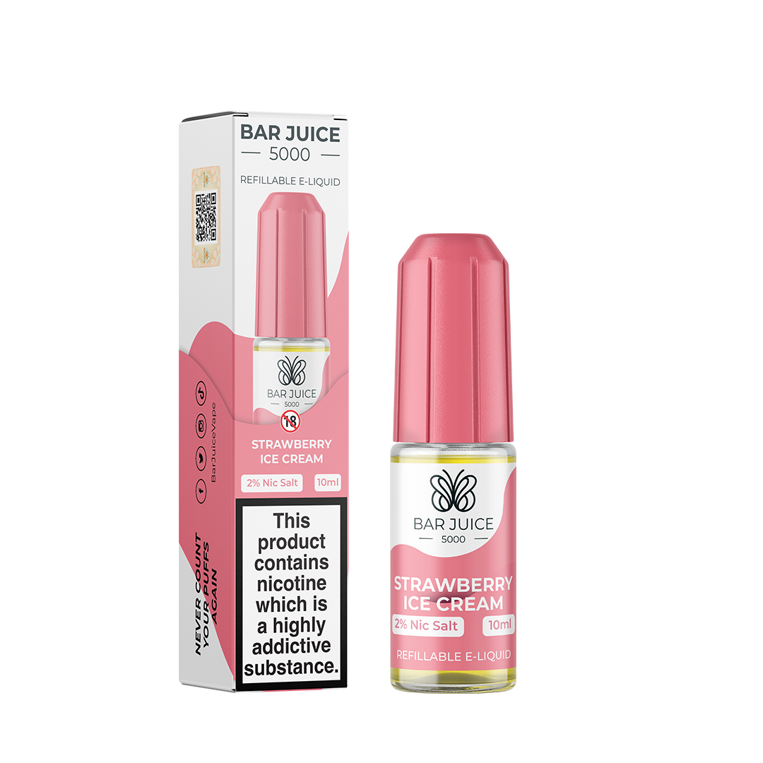 Bar Juice 5000 Strawberry Ice Cream 10ml Nic Salt