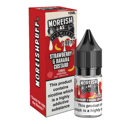 Strawberry Banana Custard Nic Salt by Moreish Puff - Nic Salts UK