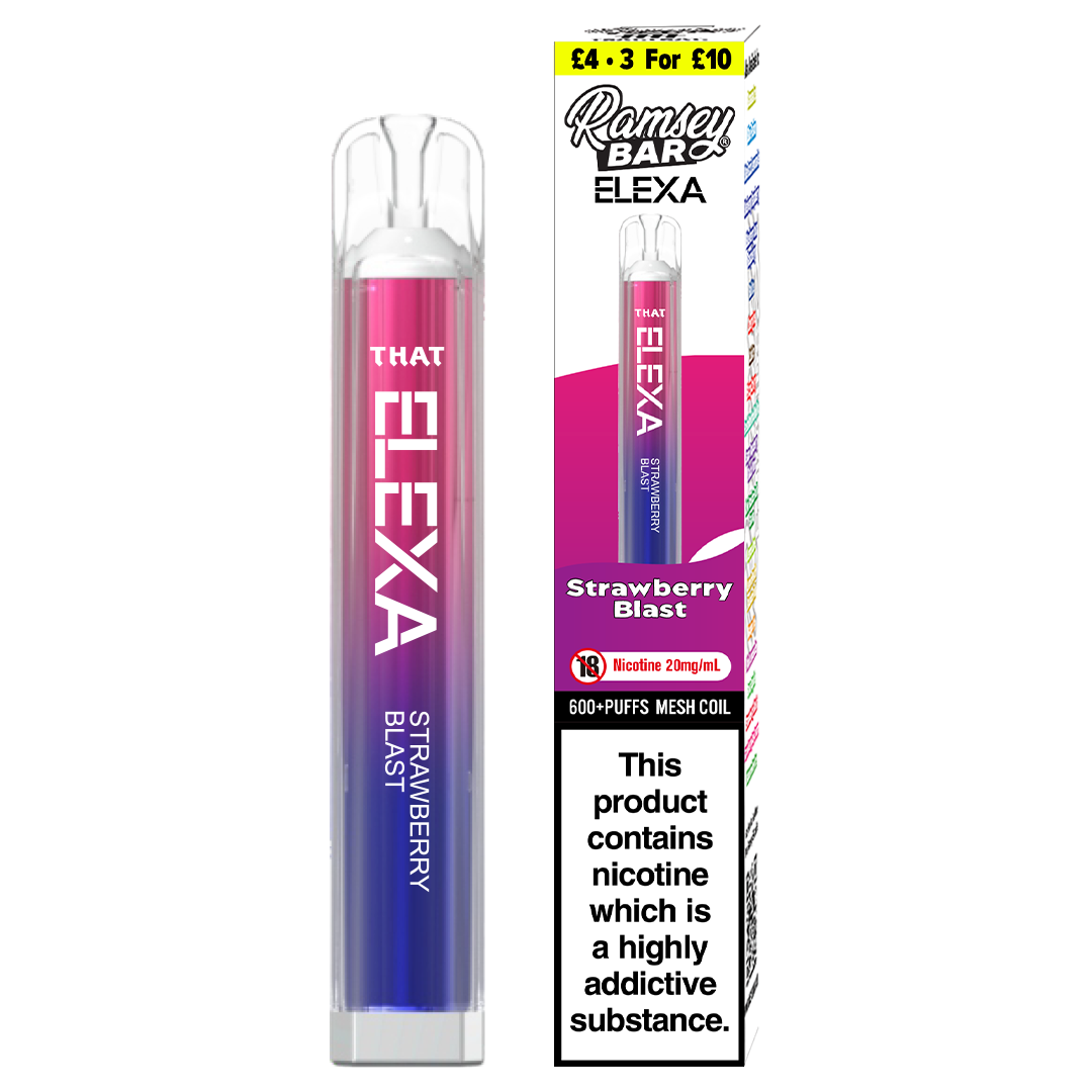 Ramsey Bar Elexa Disposable -Strawberry Blast