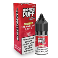 Moreish Puff Salts Strawberry Laces Sherbet 10ml Nic Salt-10mg