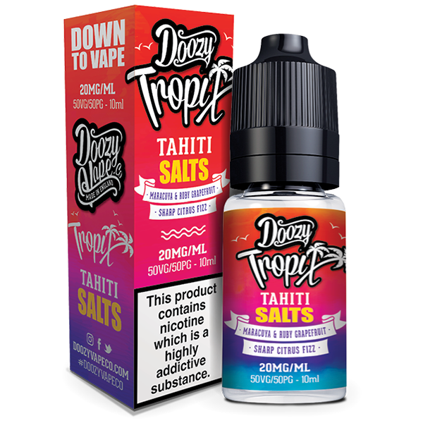 Doozy Vape Tropix: Tahiti 10ml Nic Salt-10mg