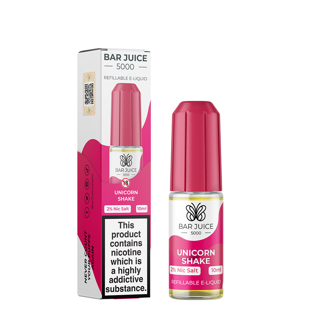 Bar Juice 5000 Unicorn Shake 10ml Nic Salt