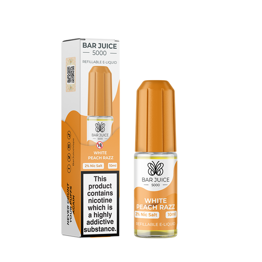 Bar Juice 5000 White Peach Razz 10ml Nic Salt