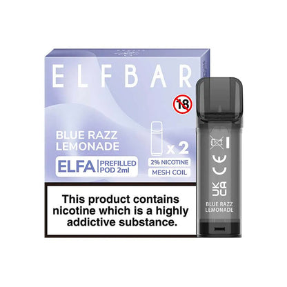 Elf Bar Elfa Prefilled Pods 2pcs - Blue Razz Lemonade