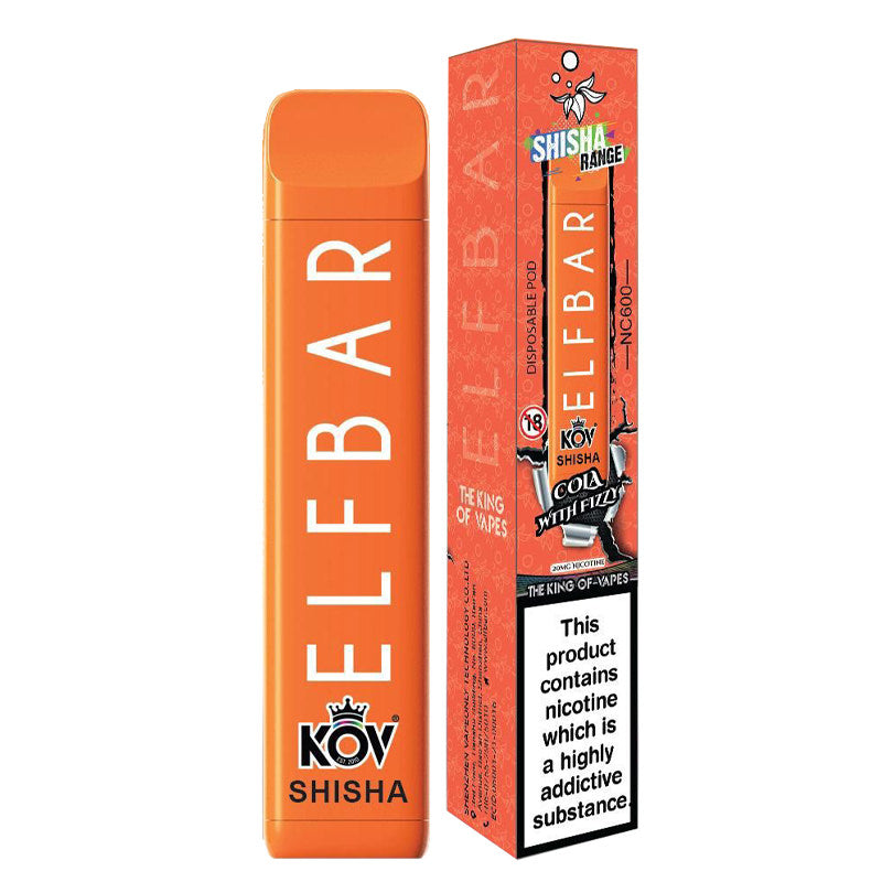 Elf Bar NC600 Shisha Disposable - Cola With Fizzy