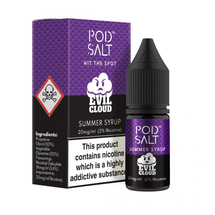 Pod Salt Evil Cloud Summer Syrup 10ml E-Liquid