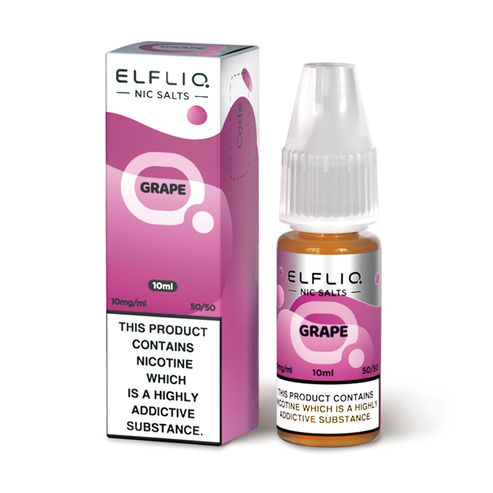 Elf Bar Elfliq Grape 10ml Nic Salt