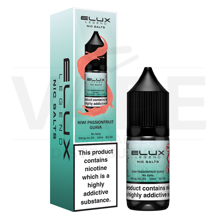 ELUX Legend Salts Kiwi Passionfruit Guava 10ml Nic Salt