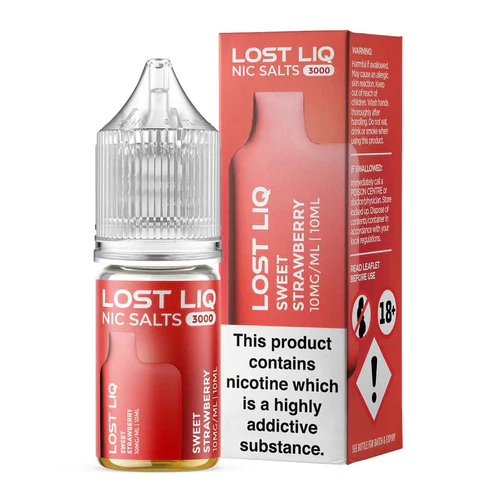 Lost Liq 3000 Sweet Strawberry 10ml Nic Salt