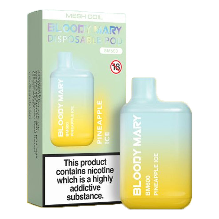 Bloody Mary BM600 Disposable Vape Pineapple Ice