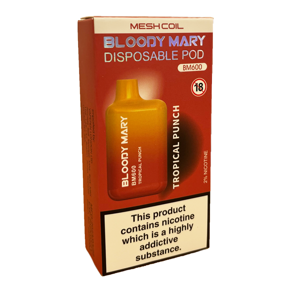 Bloody Mary BM600 Disposable Vape Tropical Punch