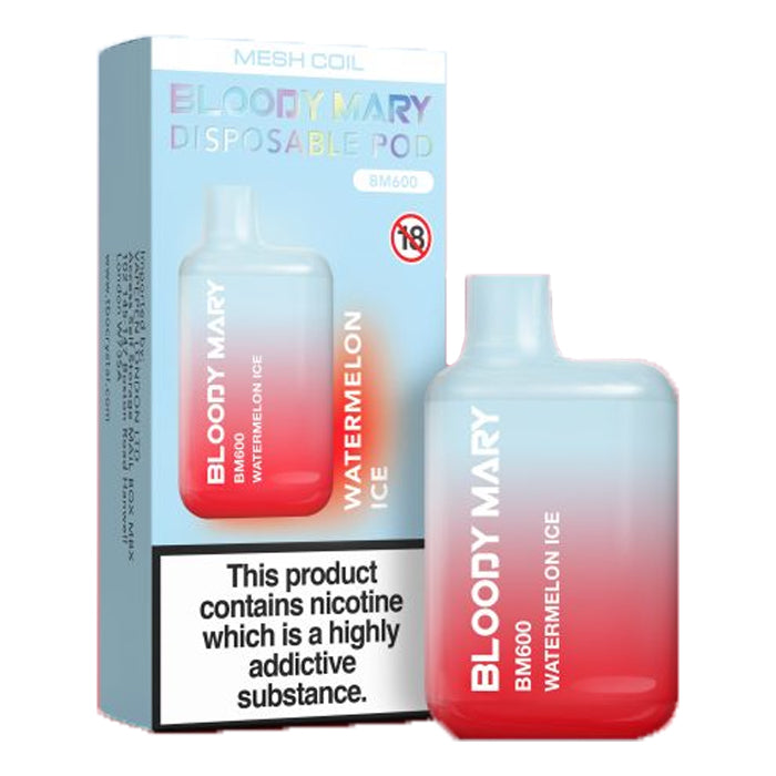 Bloody Mary BM600 Disposable Vape Watermelon Ice
